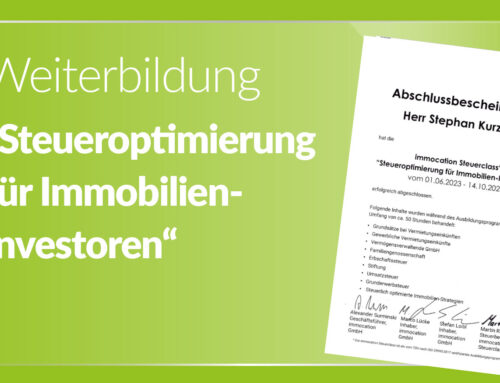 Spezialisierung auf Steueroptimierung für Immobilien-Investoren